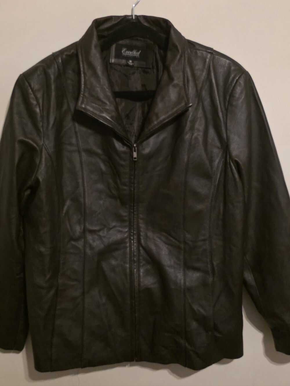 Vintage Excelled Chocolate Brown 1X Leather Jacket Full Zip